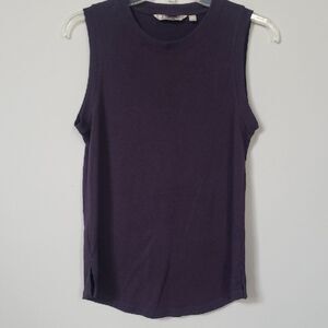 Athleta Top Womens S Sleeveless Purple Tank Workout Yoga Athletic Tunic